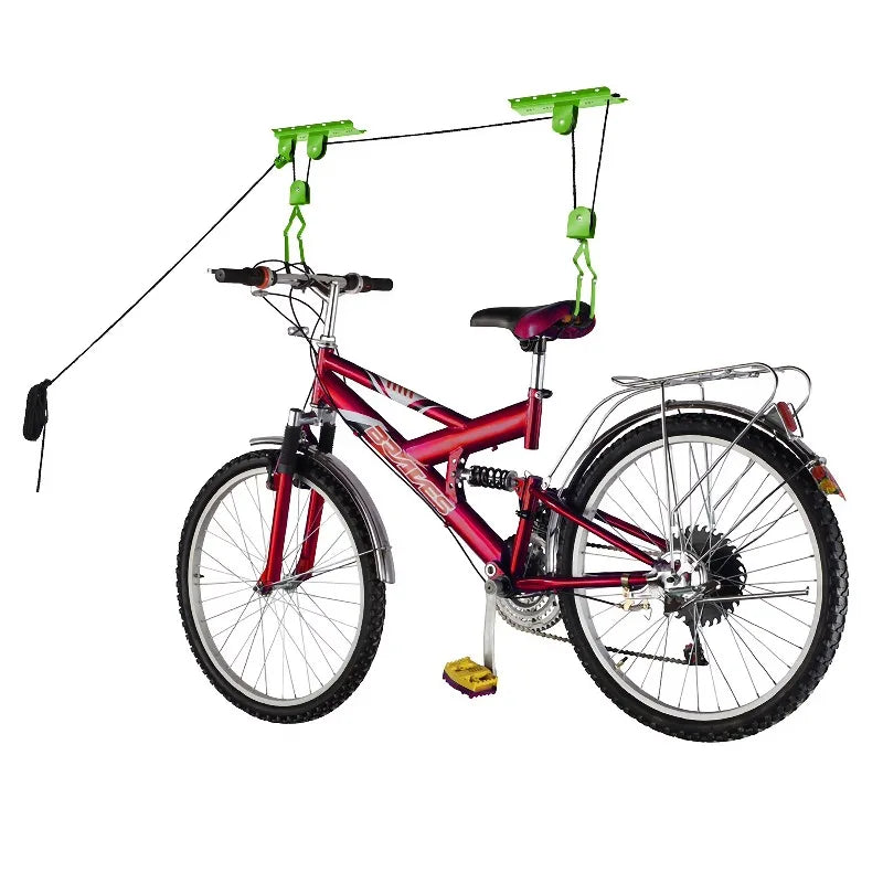 Bicycle Garage Storage Lift Hoist 45kg Capacity Heavy Duty