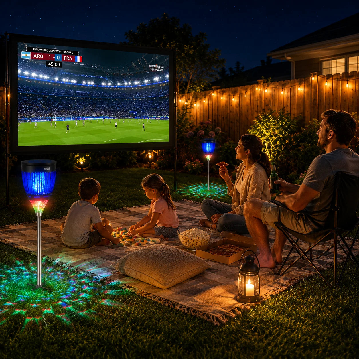Solar Bug Zapper Outdoor 4200V 3 In 1 Mosquito Zapper