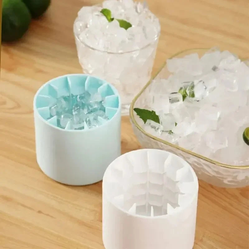 Silicone Round Ice Cube Mold for Barware and DIY Ice Maker