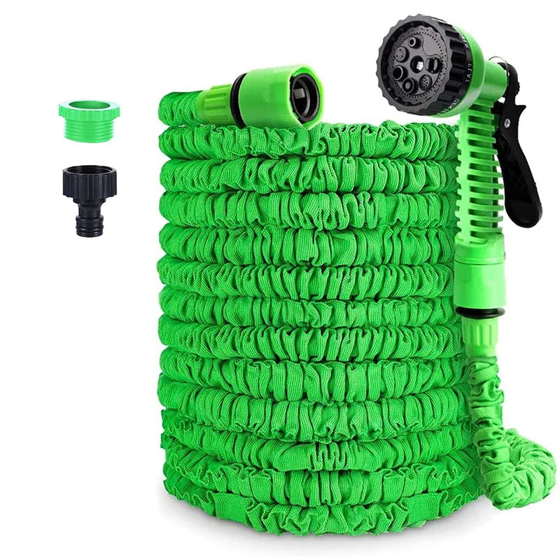 High Pressure Retractable Expandable Garden Hose With Spray Nozzle