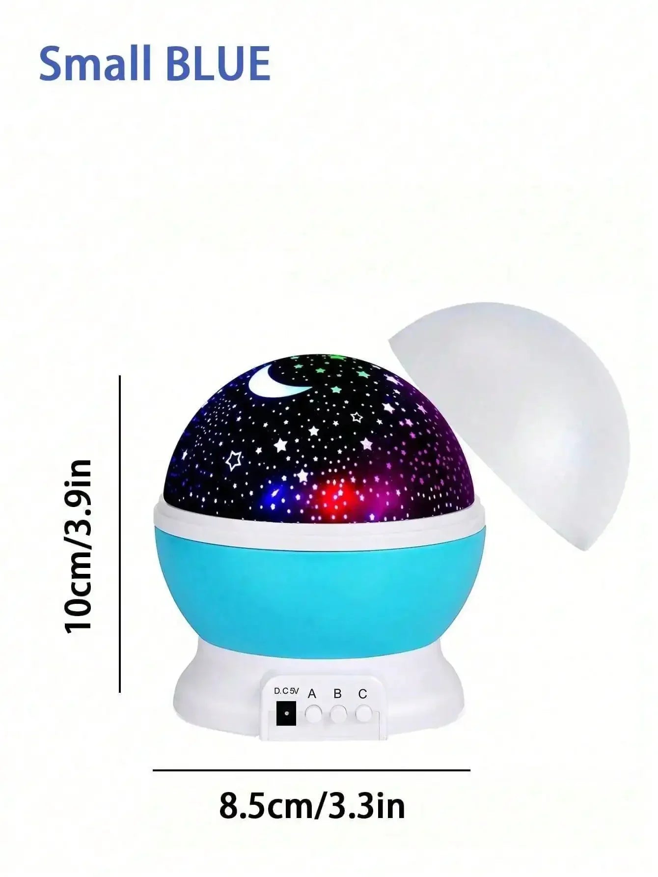 360 Rotation LED Star Moon Projection Lamp For Room Decor