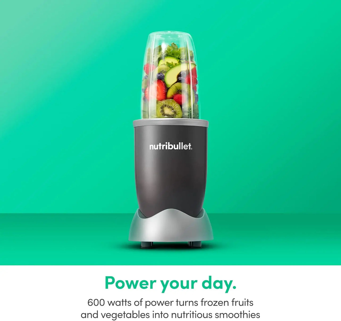 Personal Blender 600W for Shakes and Smoothies and Food Prep