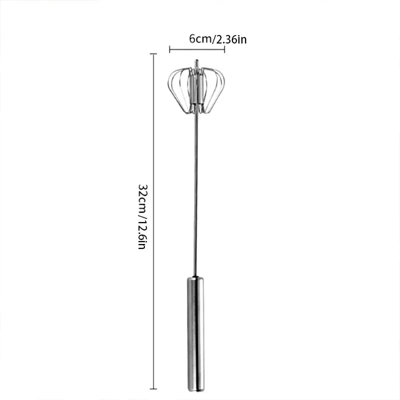 Handheld Electric Mixer OnePress Auto Whisk for Baking and Beverages