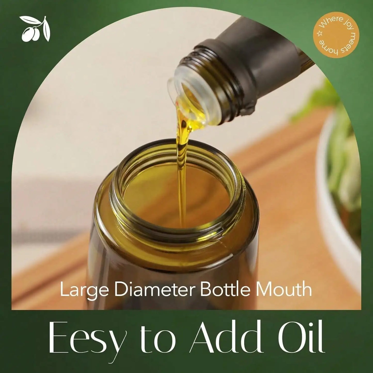 Olive Oil Dispenser 2 In 1 Cooking Oil Sprayer Mister