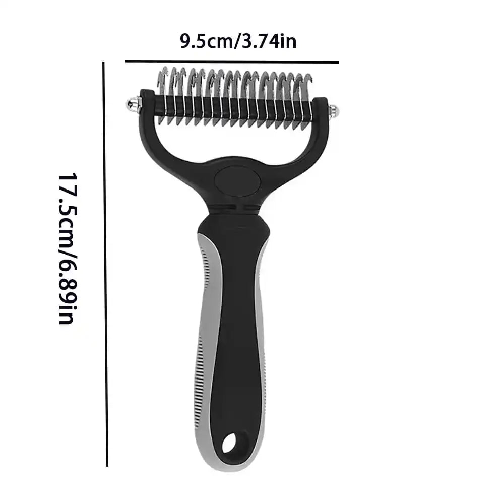 Stainless Steel Double Sided Detangling Comb for Cats and Dogs