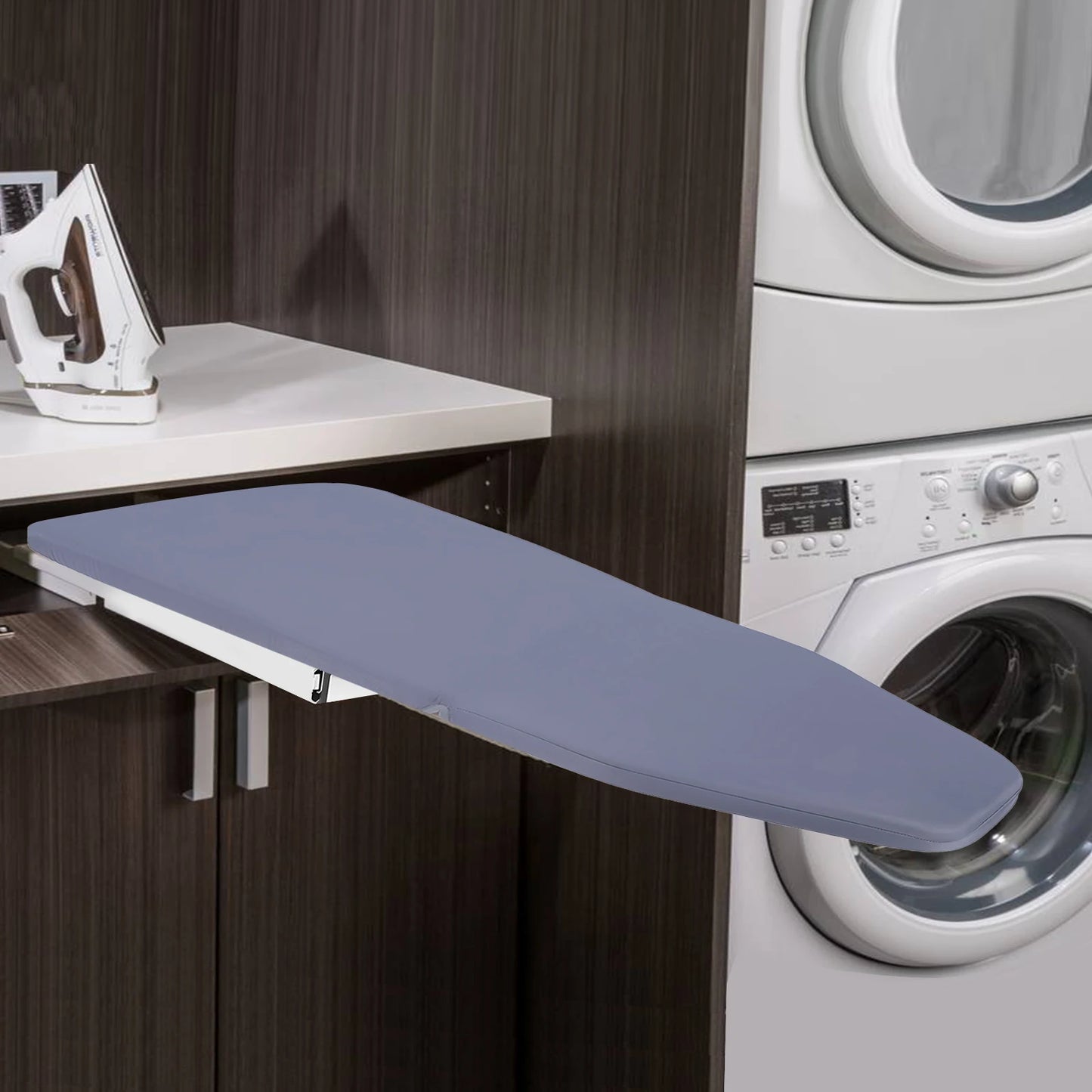 Retractable Ironing Board Cabinet Mount For Closet Stowaway