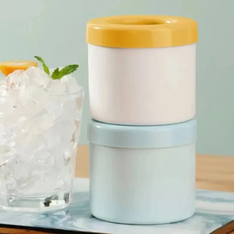 Silicone Round Ice Cube Mold for Barware and DIY Ice Maker