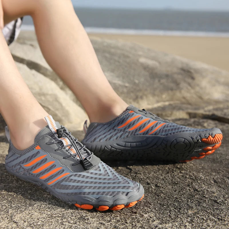 Men Water Shoes Aqua Beach Surfing Wading Sneakers For Fitness