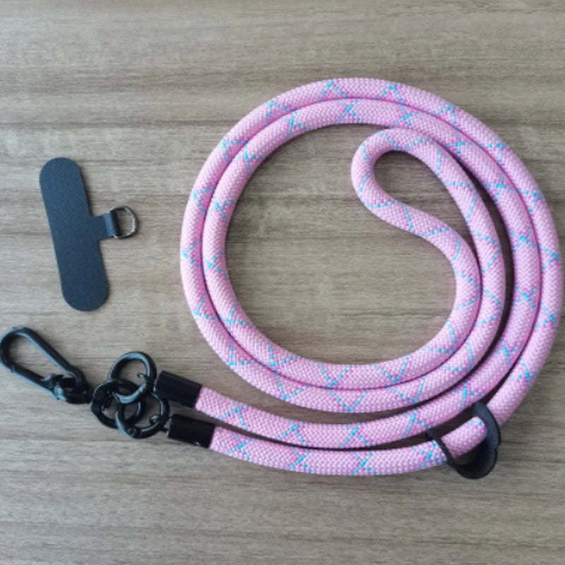 Fashion Phone Necklace Lanyard With Hook Card Holder For iPhone