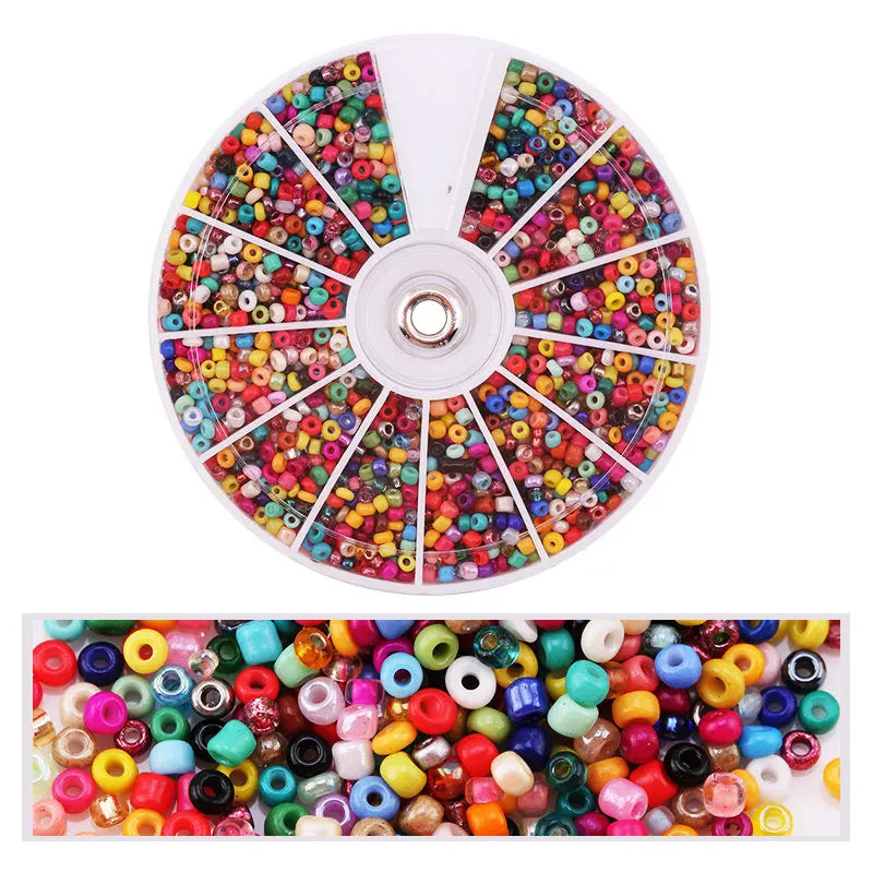 Glass Seed Beads Set 2000 Pieces For Jewelry Making DIY