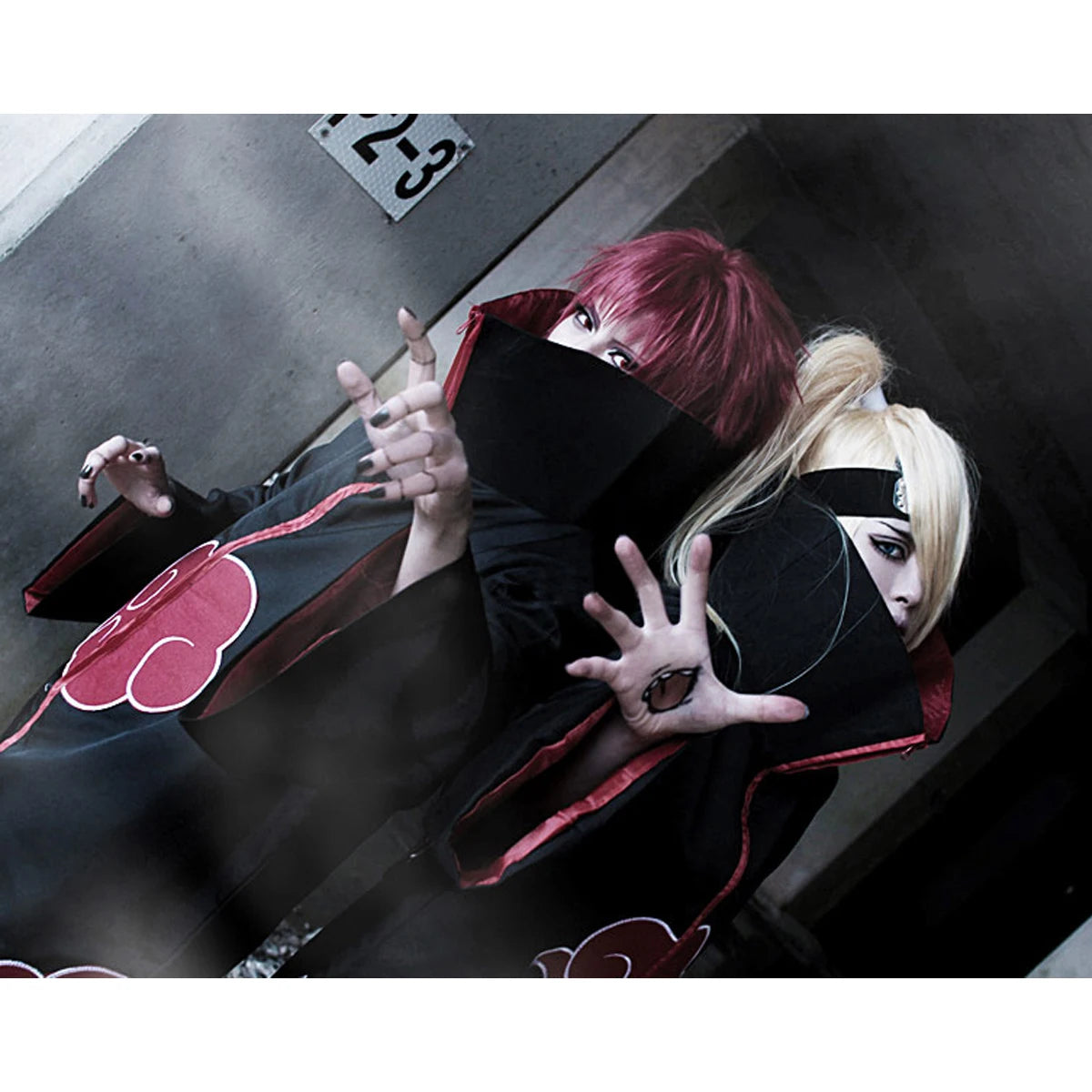 Akatsuki Uchiha Itachi Cloak Cosplay Costume With Accessories