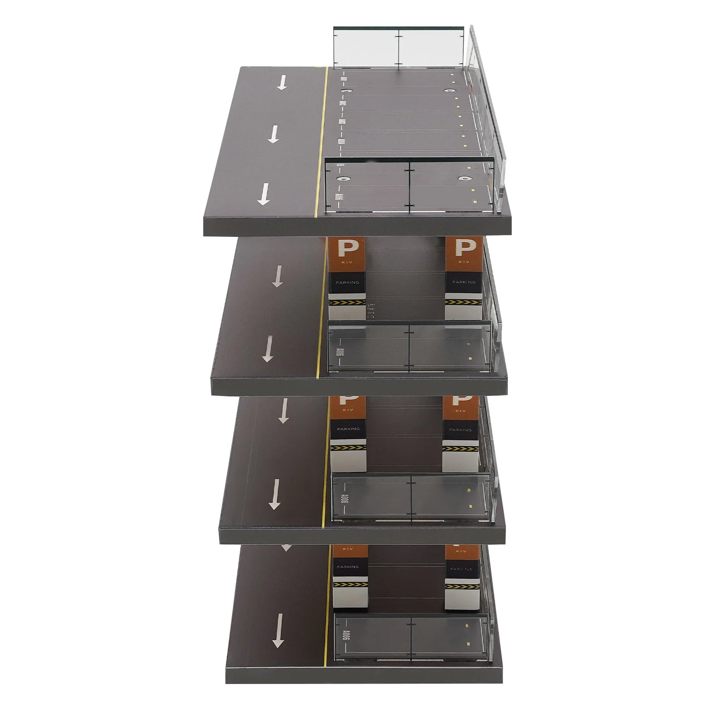 Bymaocar 4 Tier Car Display Case For Diecast Models