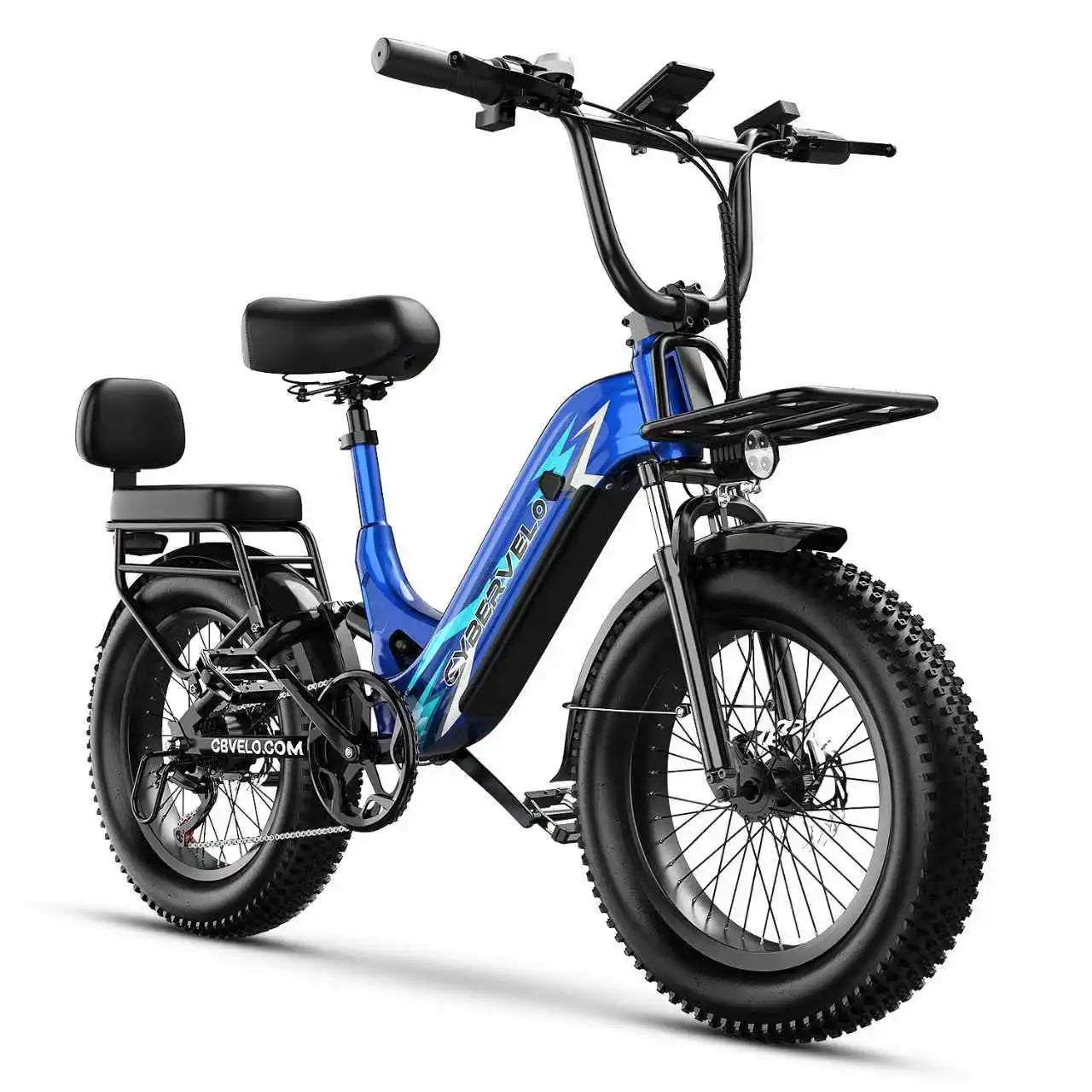 CYBERVELO EK12 1000W Fat Tire Electric Bicycle 48V 20Ah