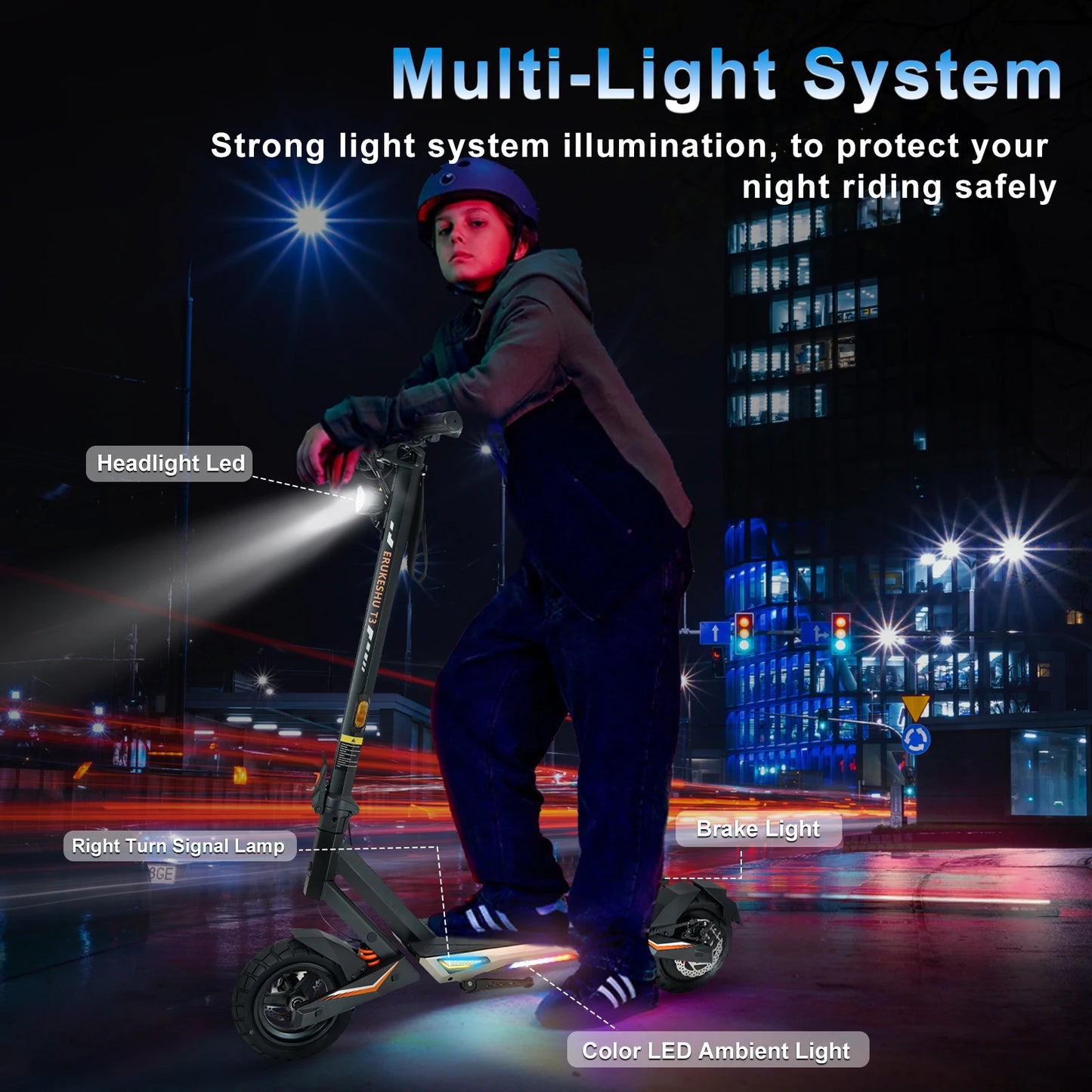 BIkydom Electric Scooter 1500W 40 MPH Max Speed 45 Miles Range