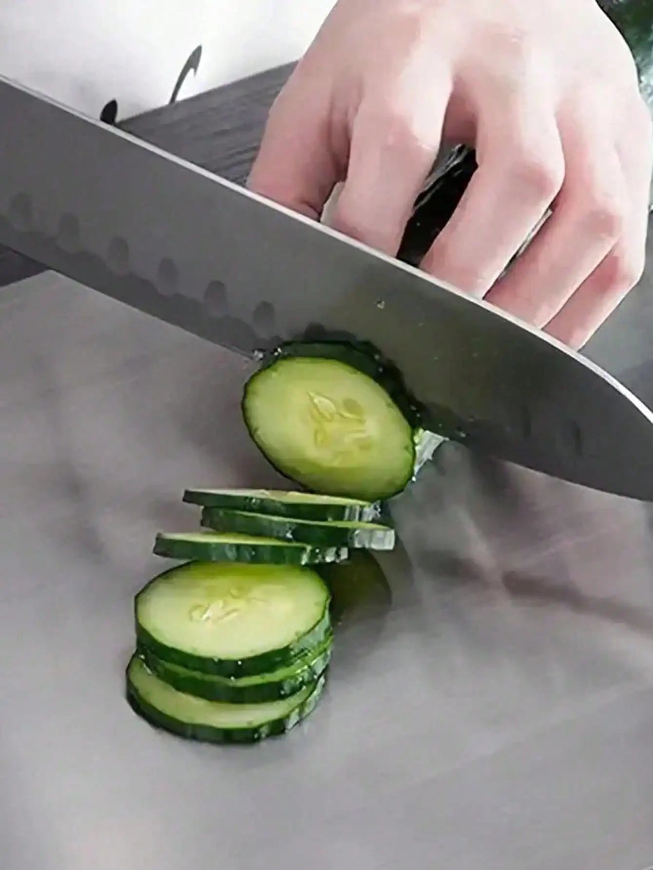 Titanium And 304 Stainless Steel Cutting Board Antibacterial Non Slip