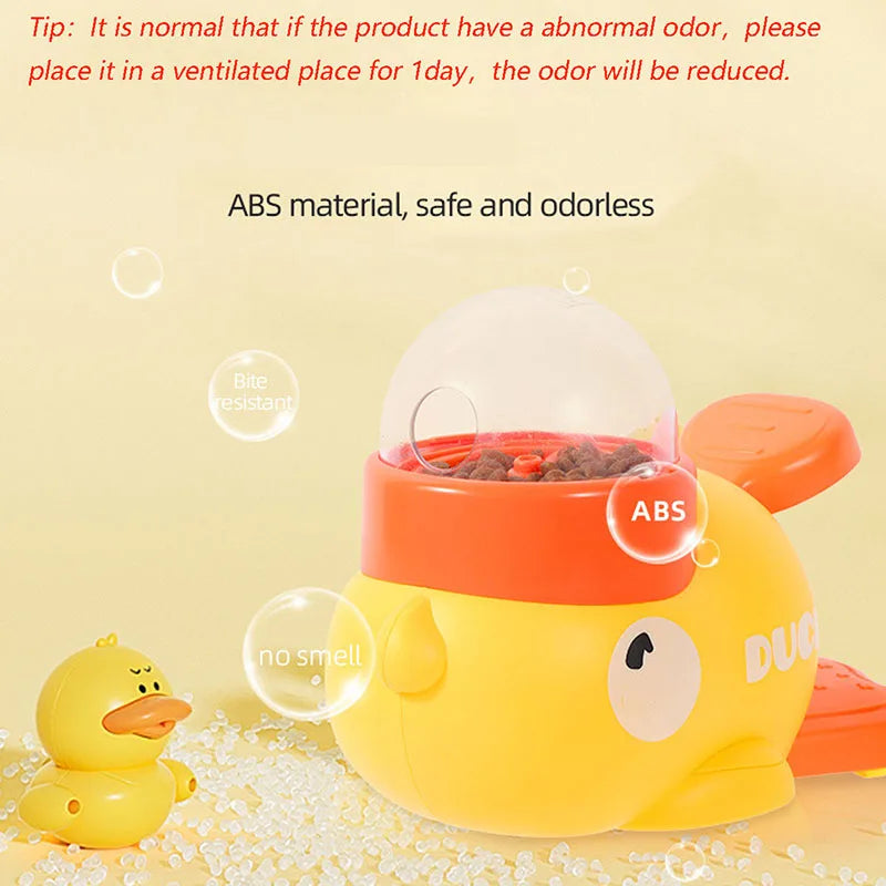 Interactive Duck Feeder Toy for Dogs and Cats Puzzle Feeder
