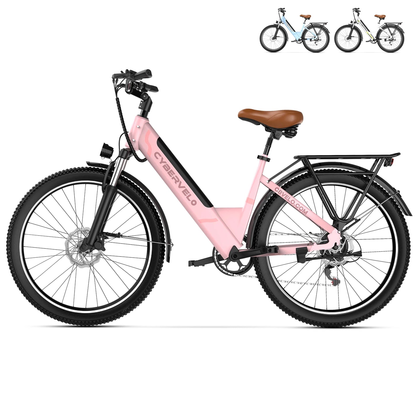 CYBERVELO EK2 1000W Electric Bike for Adults with Removable Battery