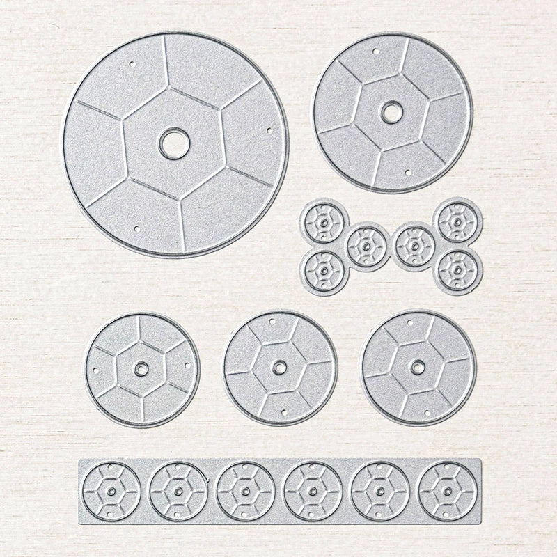 Round Sequin Metal Cutting Dies For Card Making Scrapbooking