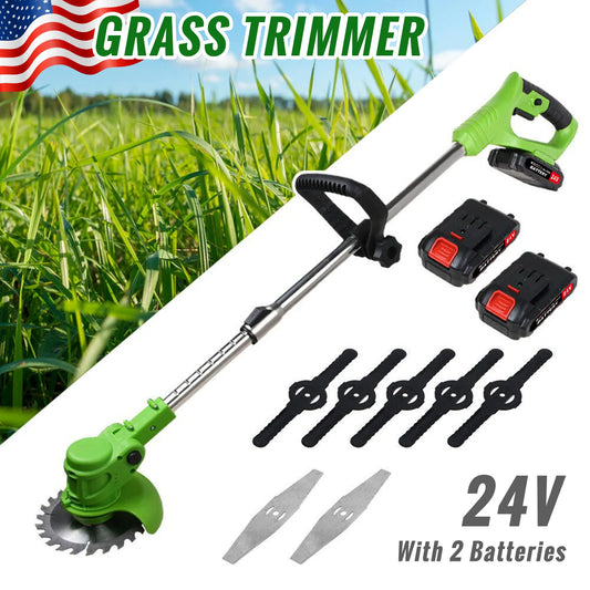HG0076 Electric Cordless 2-In-1 Brushless Weed Trimmer For Lawn
