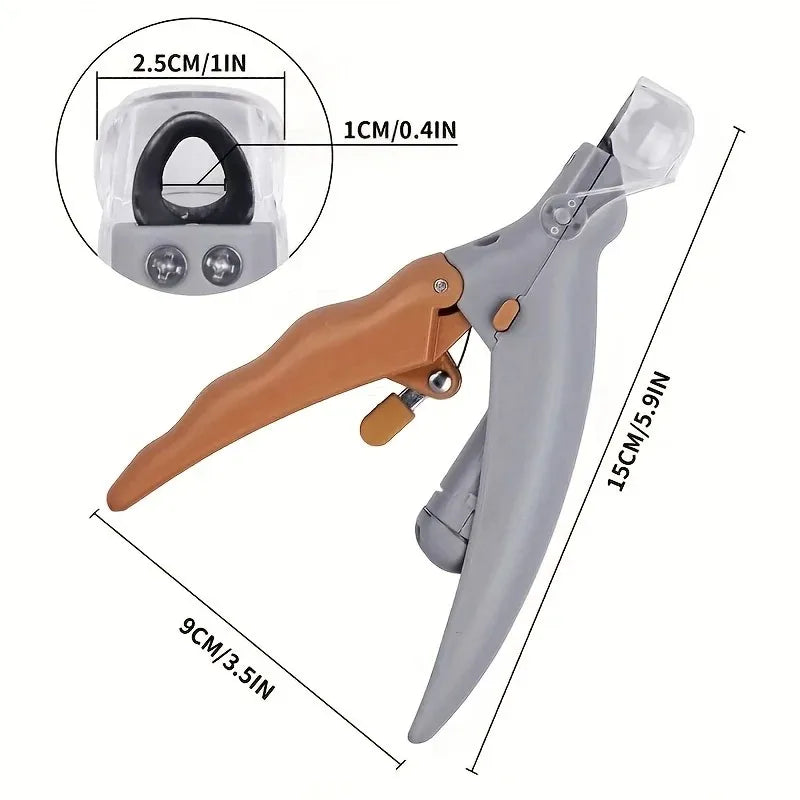 Light Up Pet Nail Clipper For Safe Dog Cat Grooming