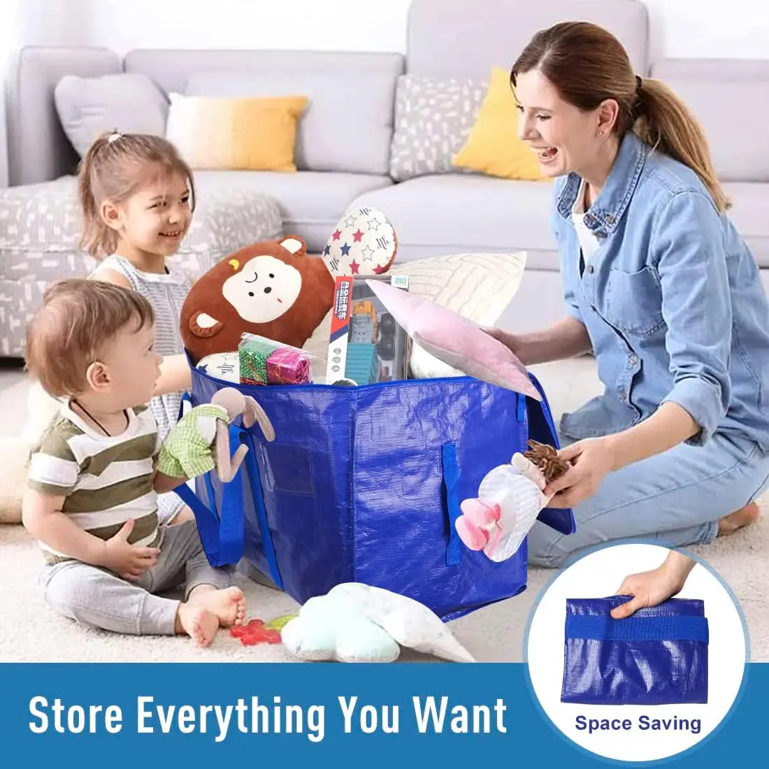 Extra Large Moving Bags Heavy Duty With Zippers And Handles