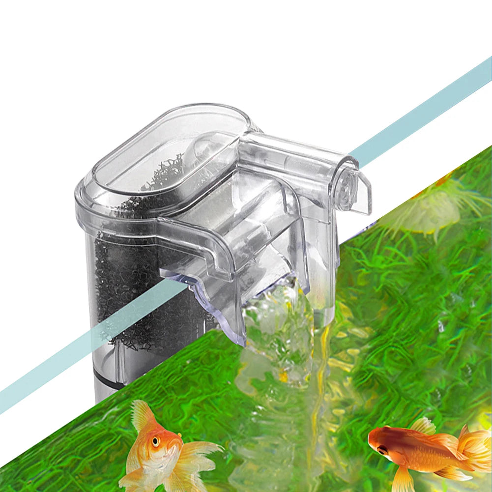 Shunmaii Fish Tank Suspended Hang On Filter 2.5W USB Pump