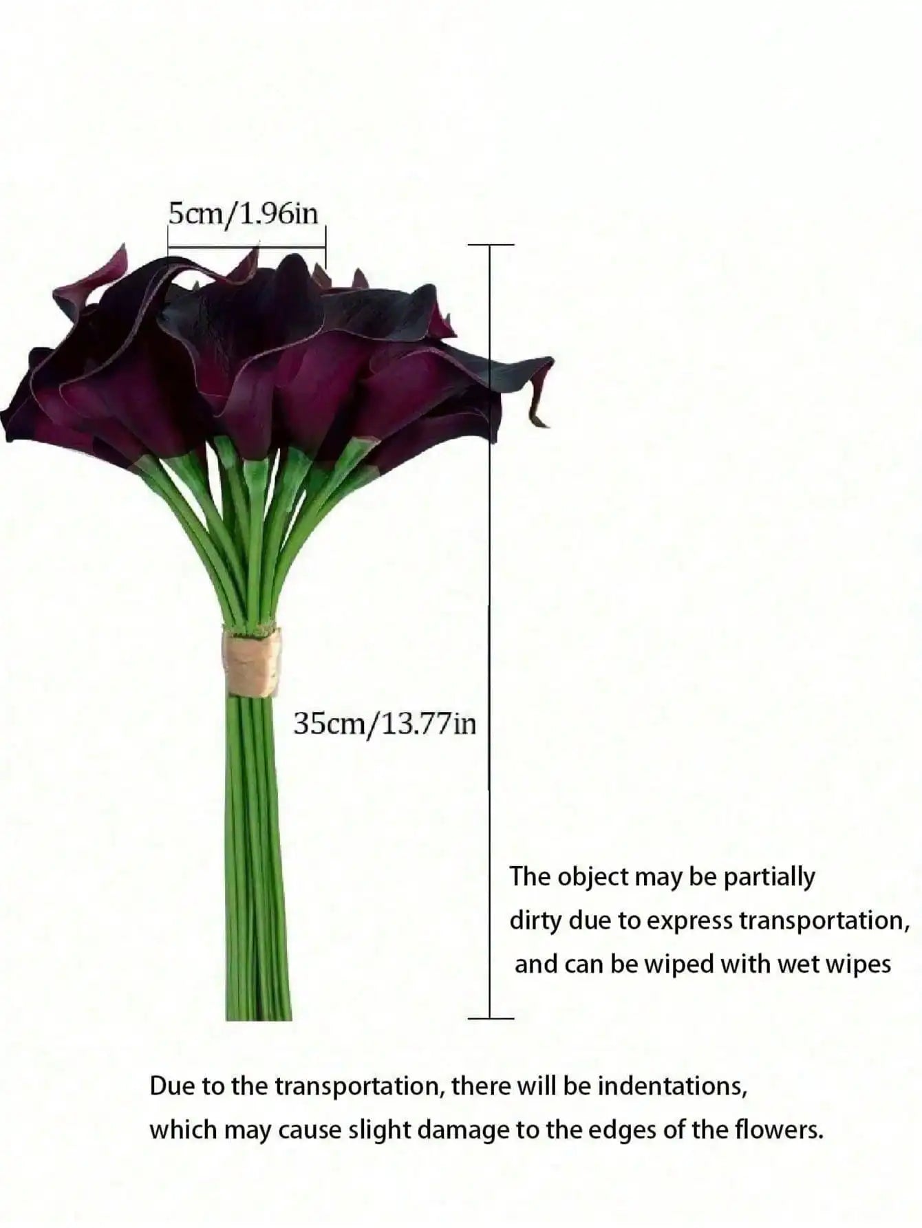 Artificial Calla Lily Bouquet Realistic Polyester Flowers For Wedding Decor