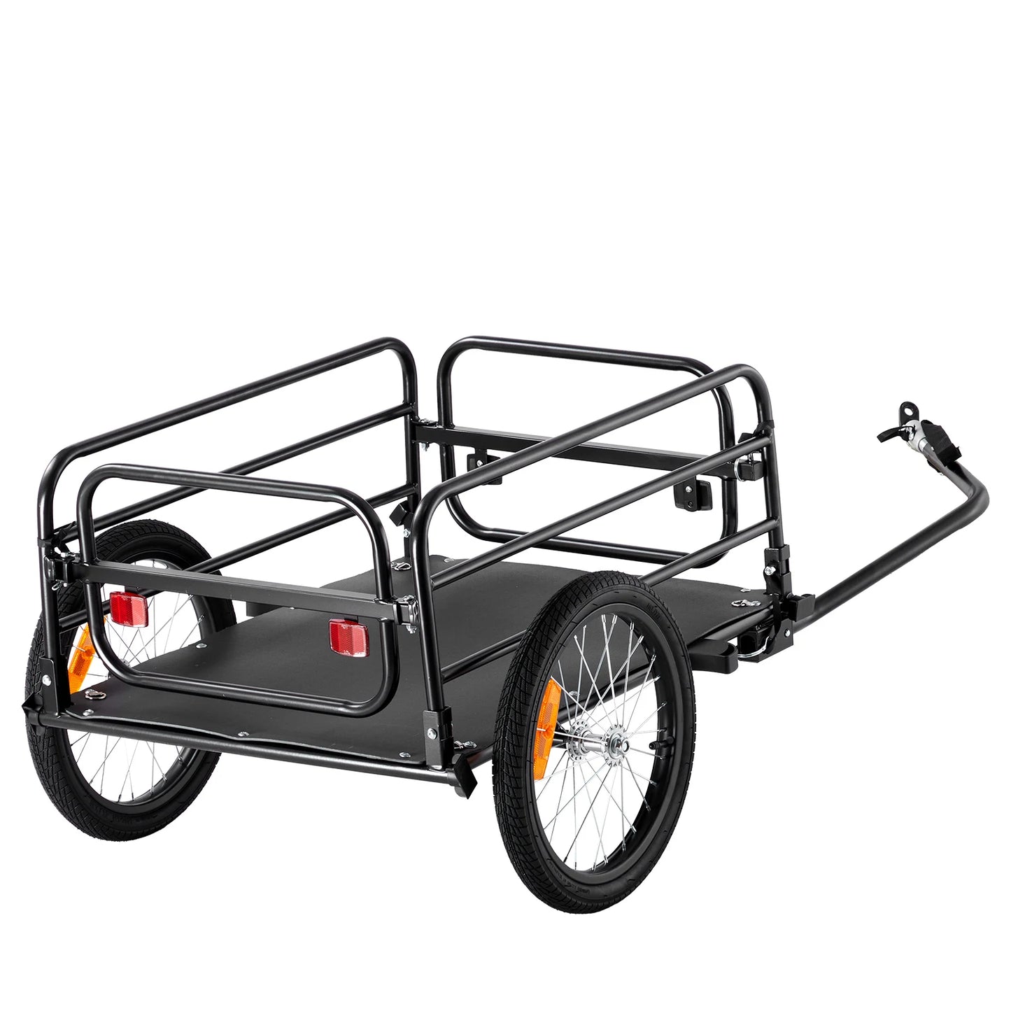 SucceBuy 160 Lbs Bike Cargo Trailer Foldable With Reflectors