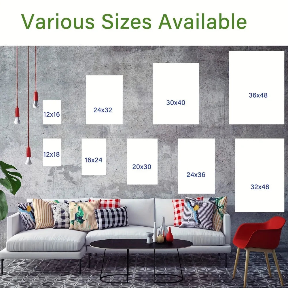 Anime Romantic Girl Poster Decor Wall Art For Living Room