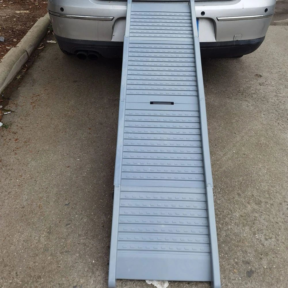 Folding Portable Dog Ramp for Cars Non Slip Rug Surface