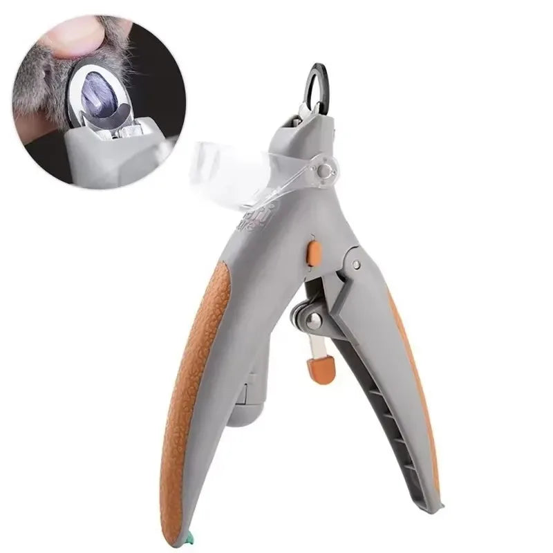 Light Up Pet Nail Clipper For Safe Dog Cat Grooming