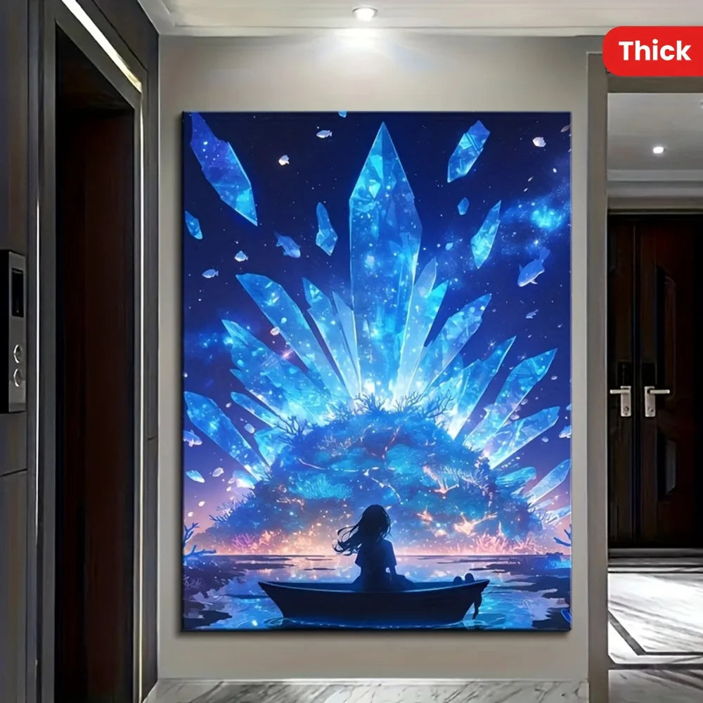 Anime Romantic Girl Poster Decor Wall Art For Living Room