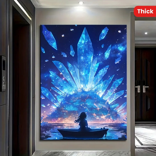 Anime Romantic Girl Poster Decor Wall Art For Living Room