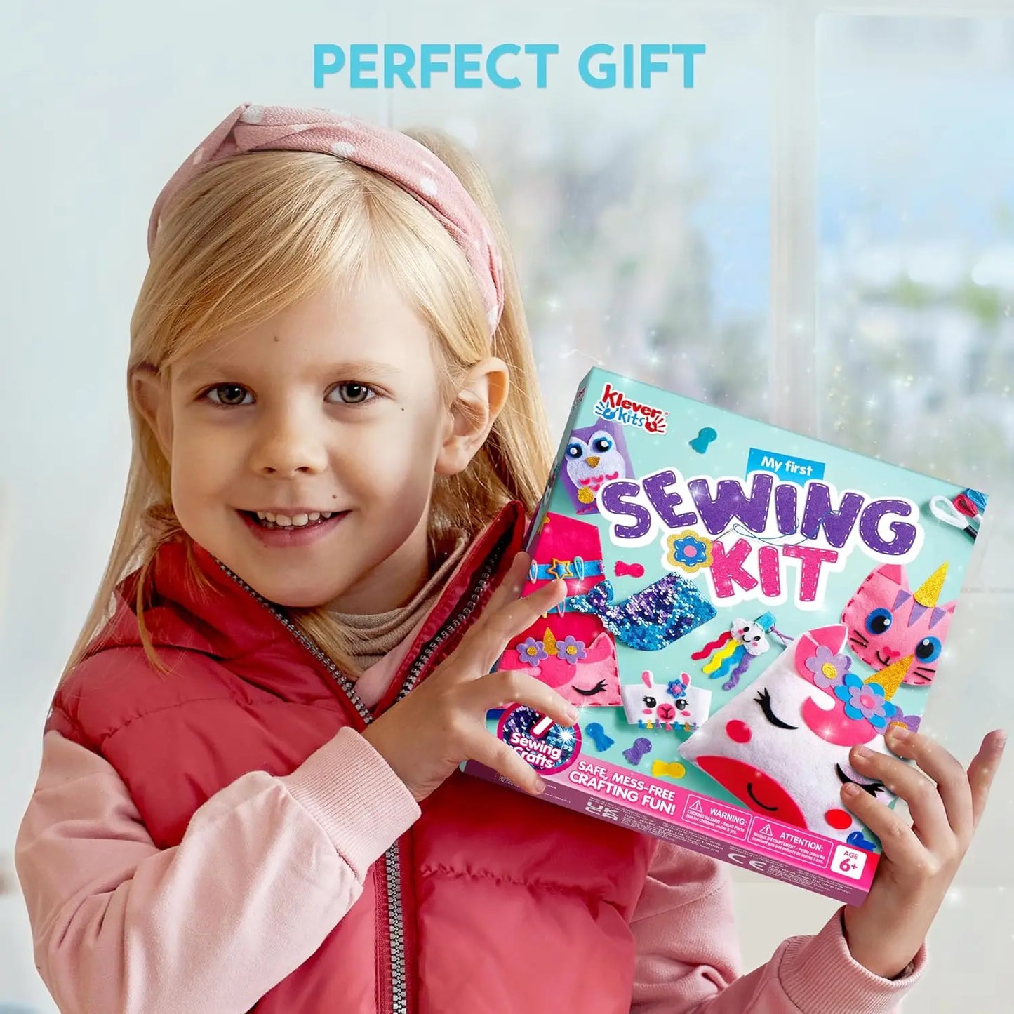 Joyfy My First Kids Sewing Kit 7 Easy Projects Beginners