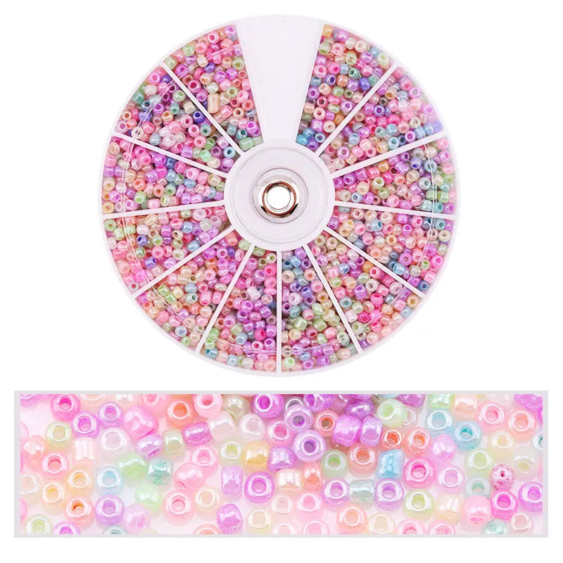 Glass Seed Beads Set 2000 Pieces For Jewelry Making DIY
