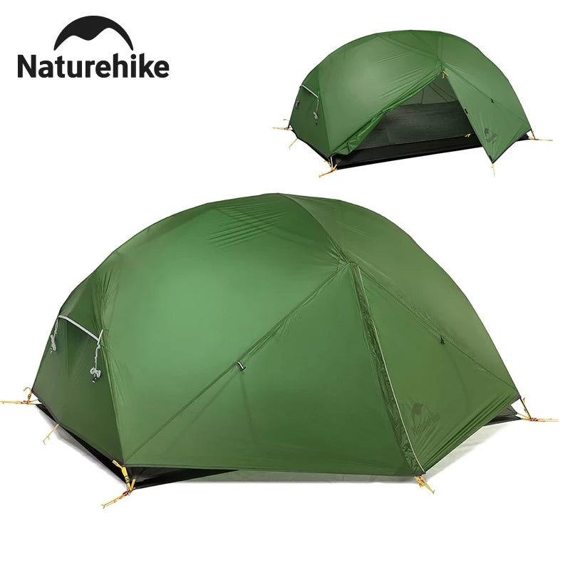 Naturehike Mongar Two Person Backpacking Tent Ultralight Waterproof Camping