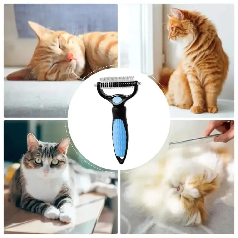 Grooming Comb Double Sided Hair Remover for Dogs and Cats
