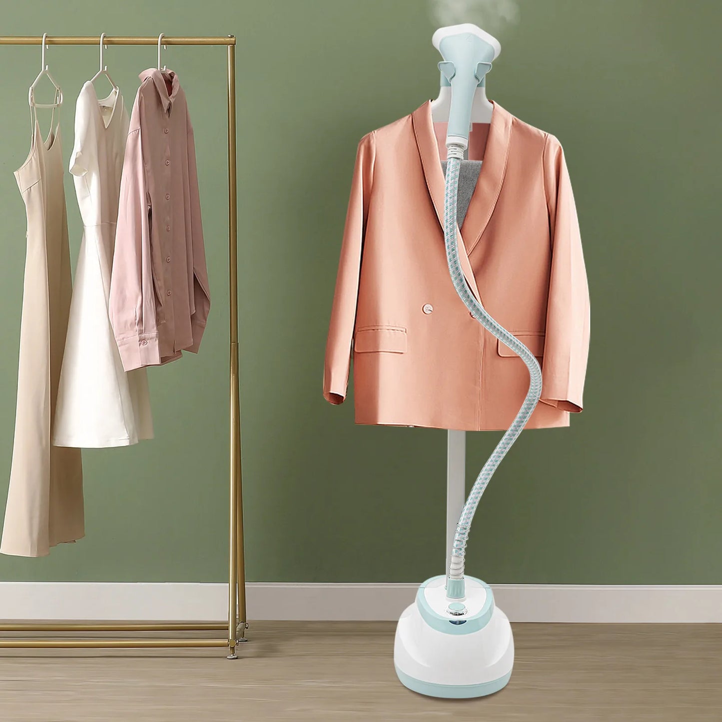 Sweetmile 1350W Standing Steamer With Ironing Board