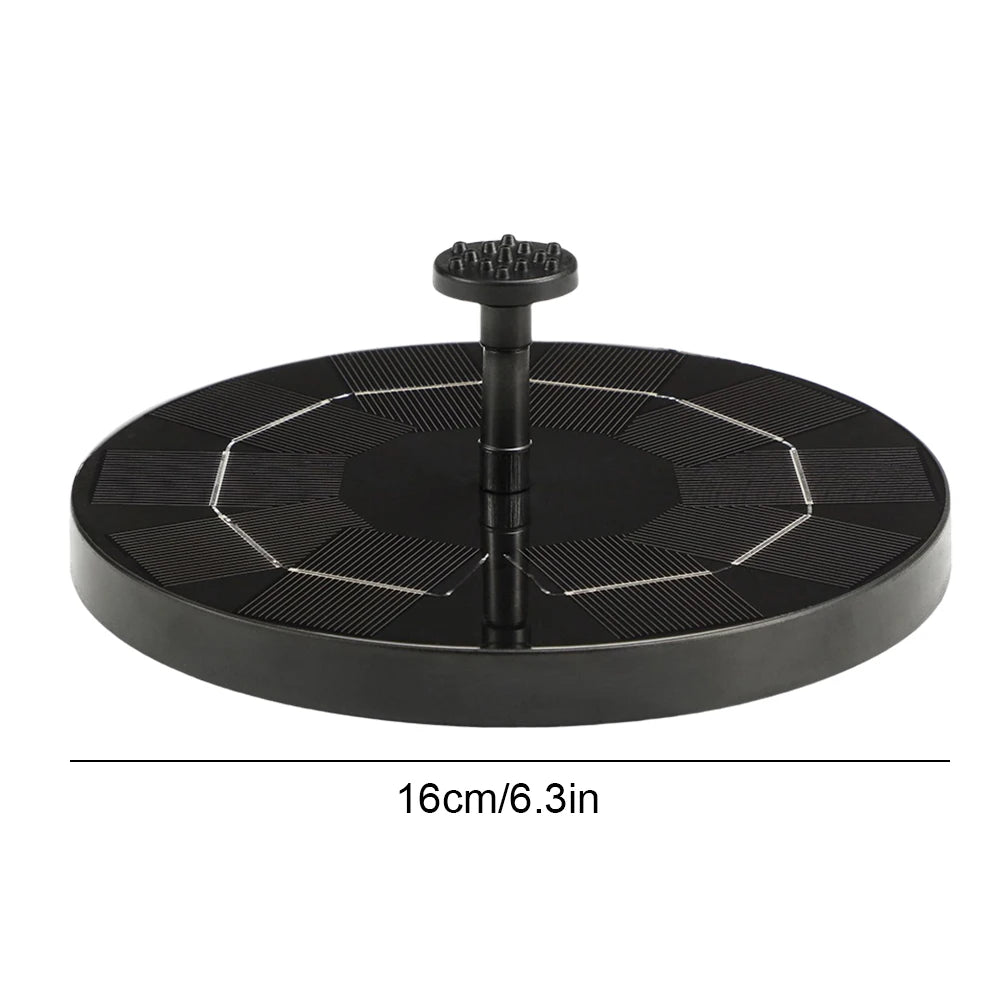 Floating Solar Fountain With Eight Nozzles For Ponds And Pools