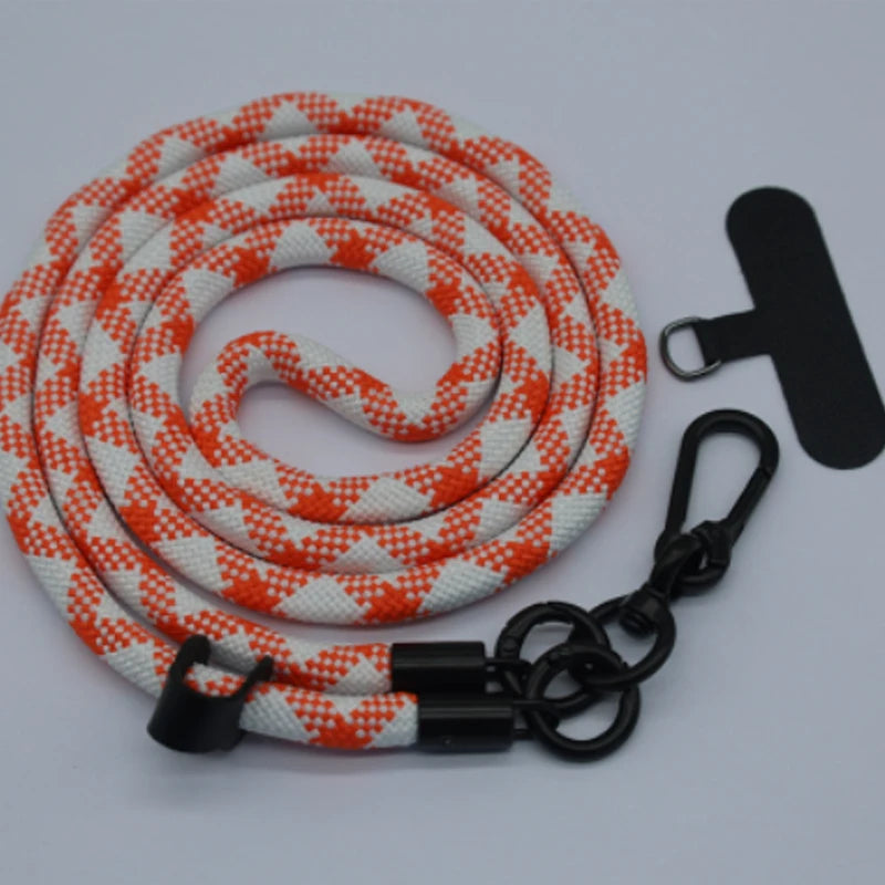 Fashion Phone Necklace Lanyard With Hook Card Holder For iPhone