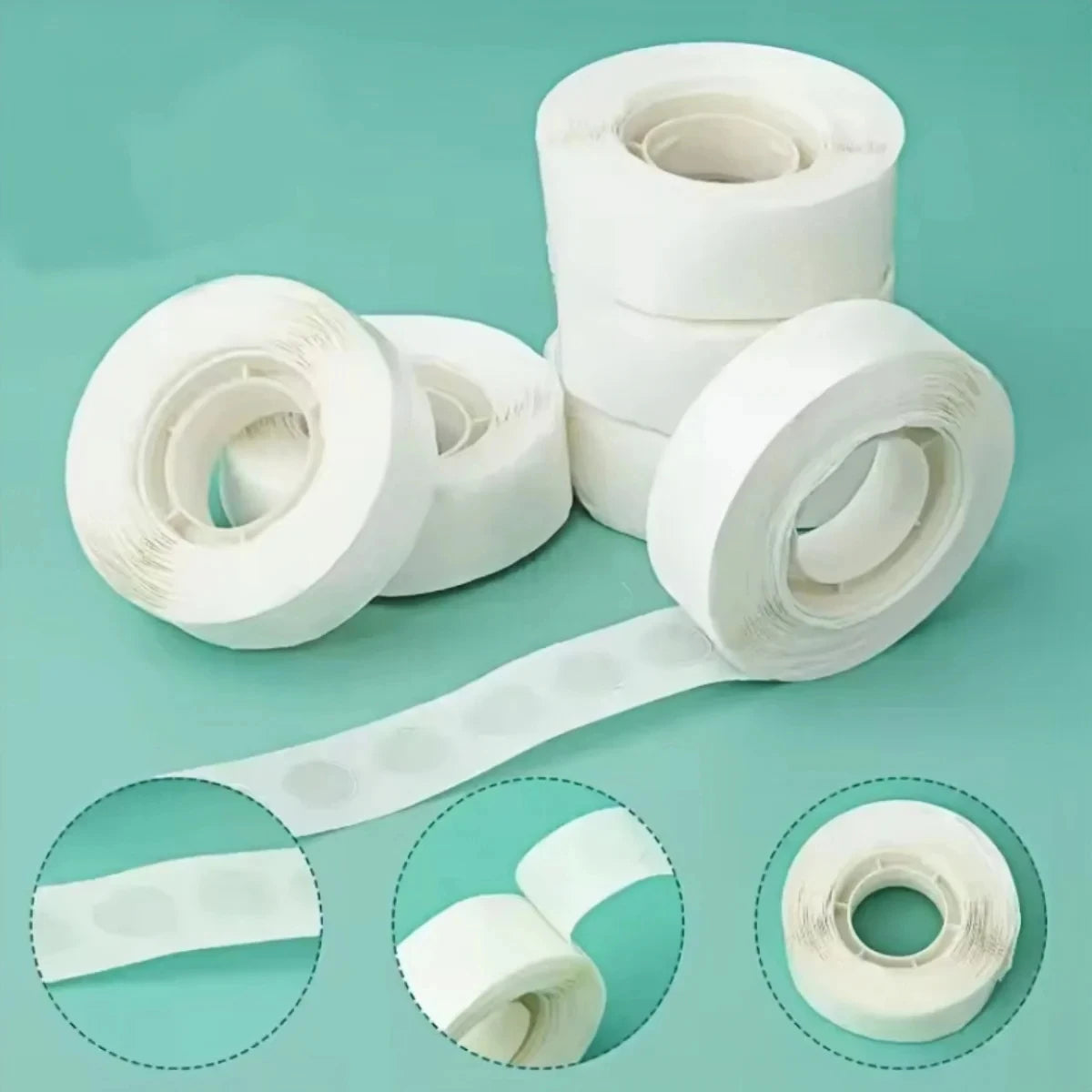 Transparent Double Sided Adhesive Dots For Balloons Multipurpose