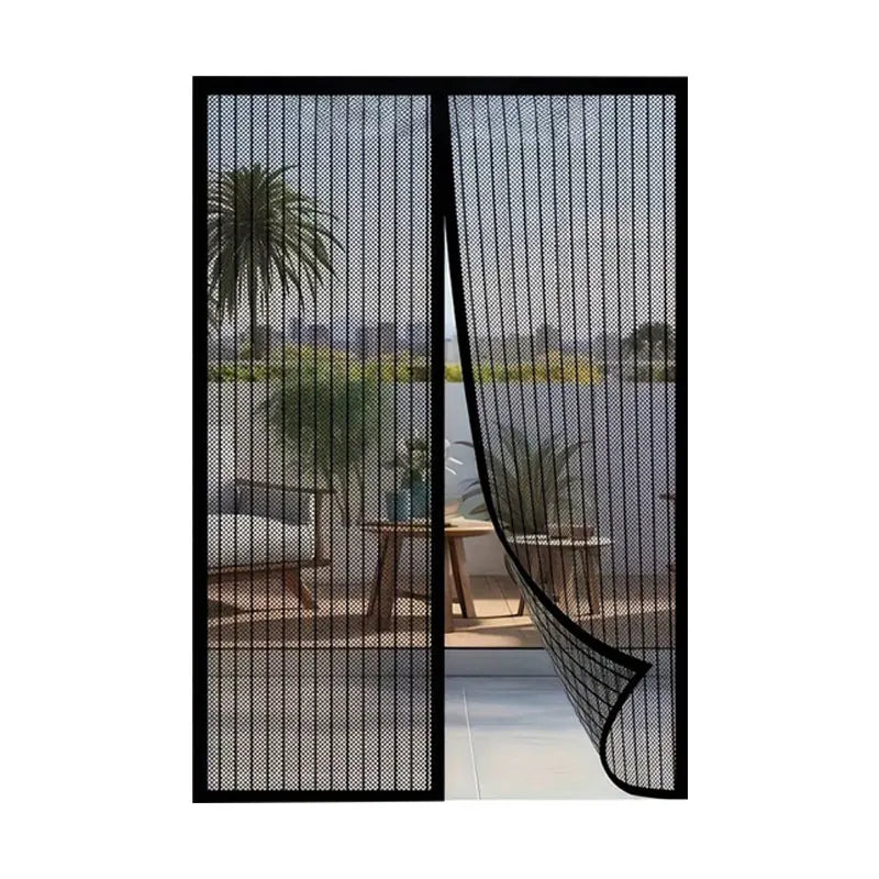 Easy Install Magnetic Door Curtain Auto Closing Mosquito Proof