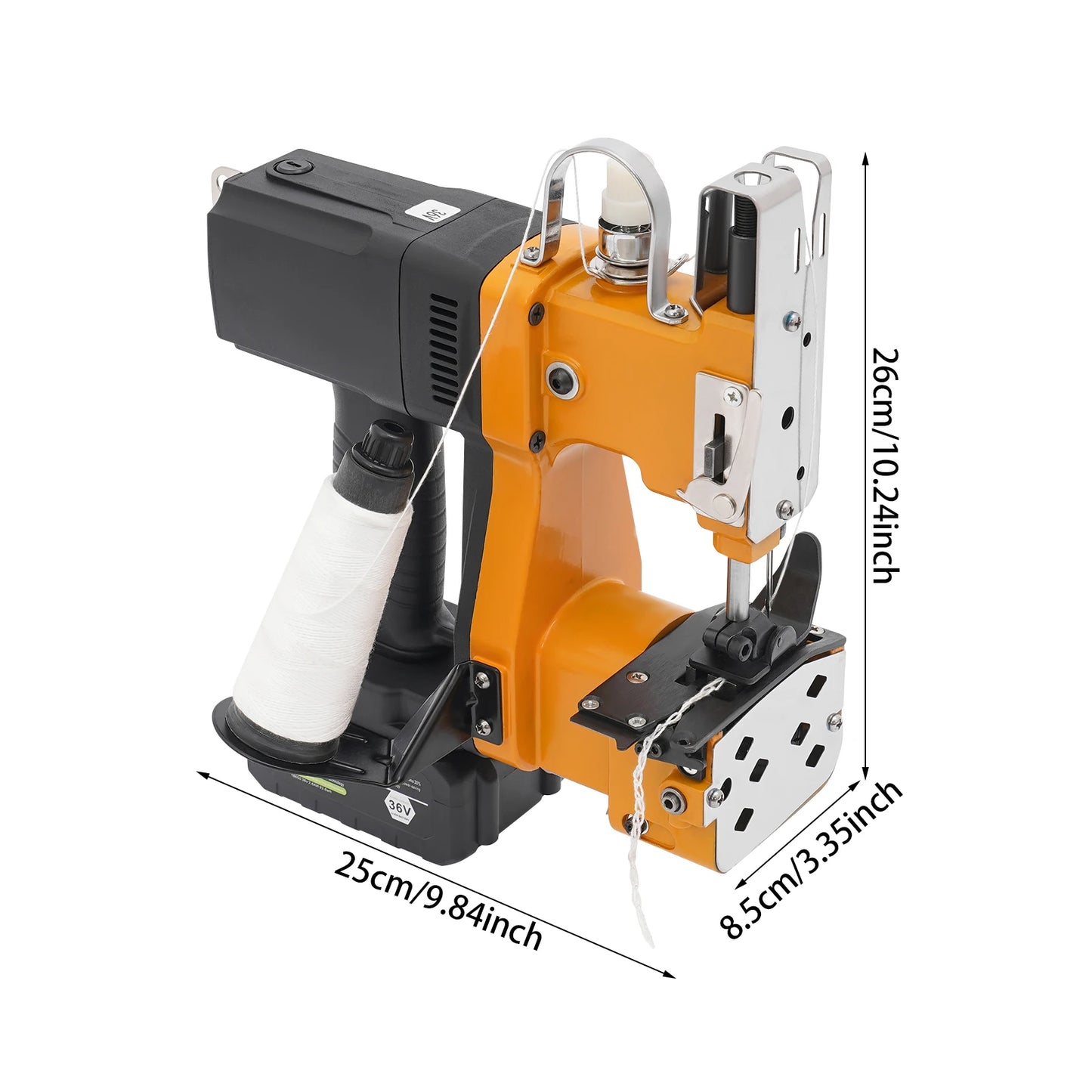 Portable 190W Handheld Bag Sewing Machine High Speed 18000 RPM