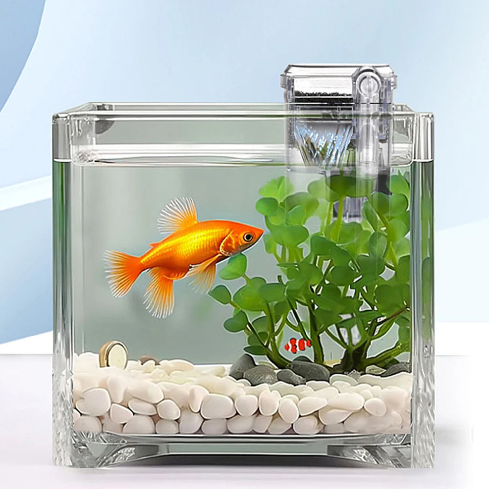 Shunmaii Fish Tank Suspended Hang On Filter 2.5W USB Pump
