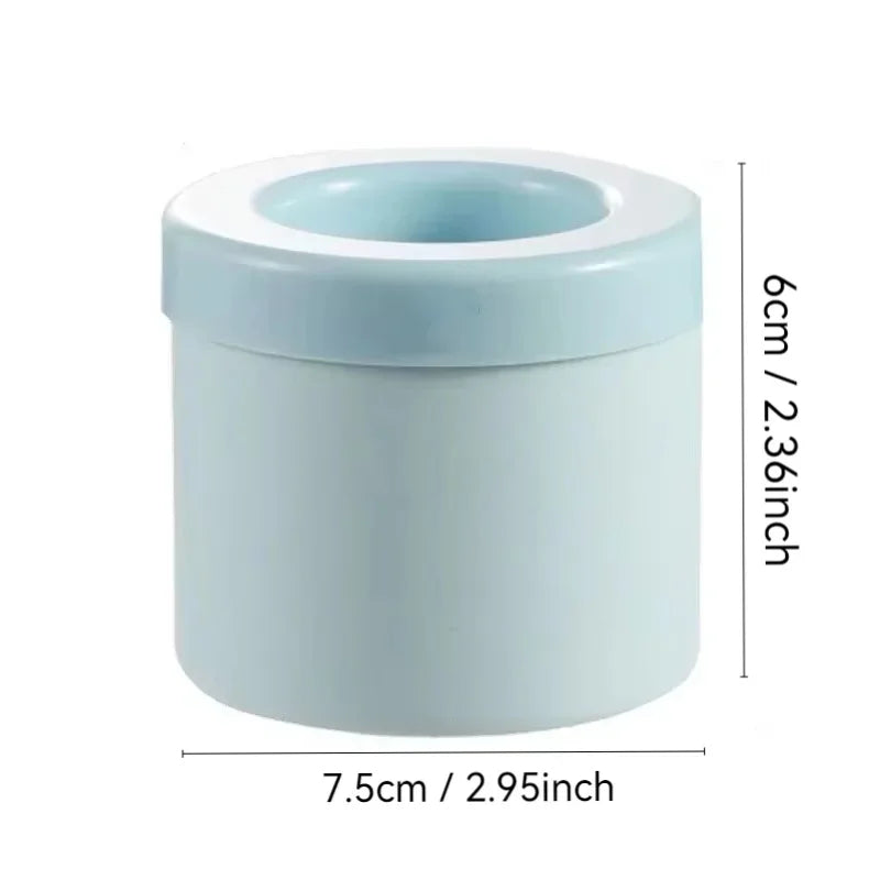 Silicone Round Ice Cube Mold for Barware and DIY Ice Maker