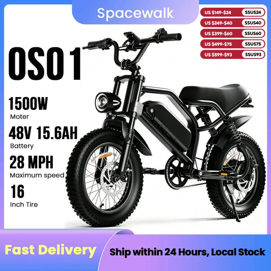 EILLEO SPACEWALK Electric Fat Tire All Terrain Ebike for Adults