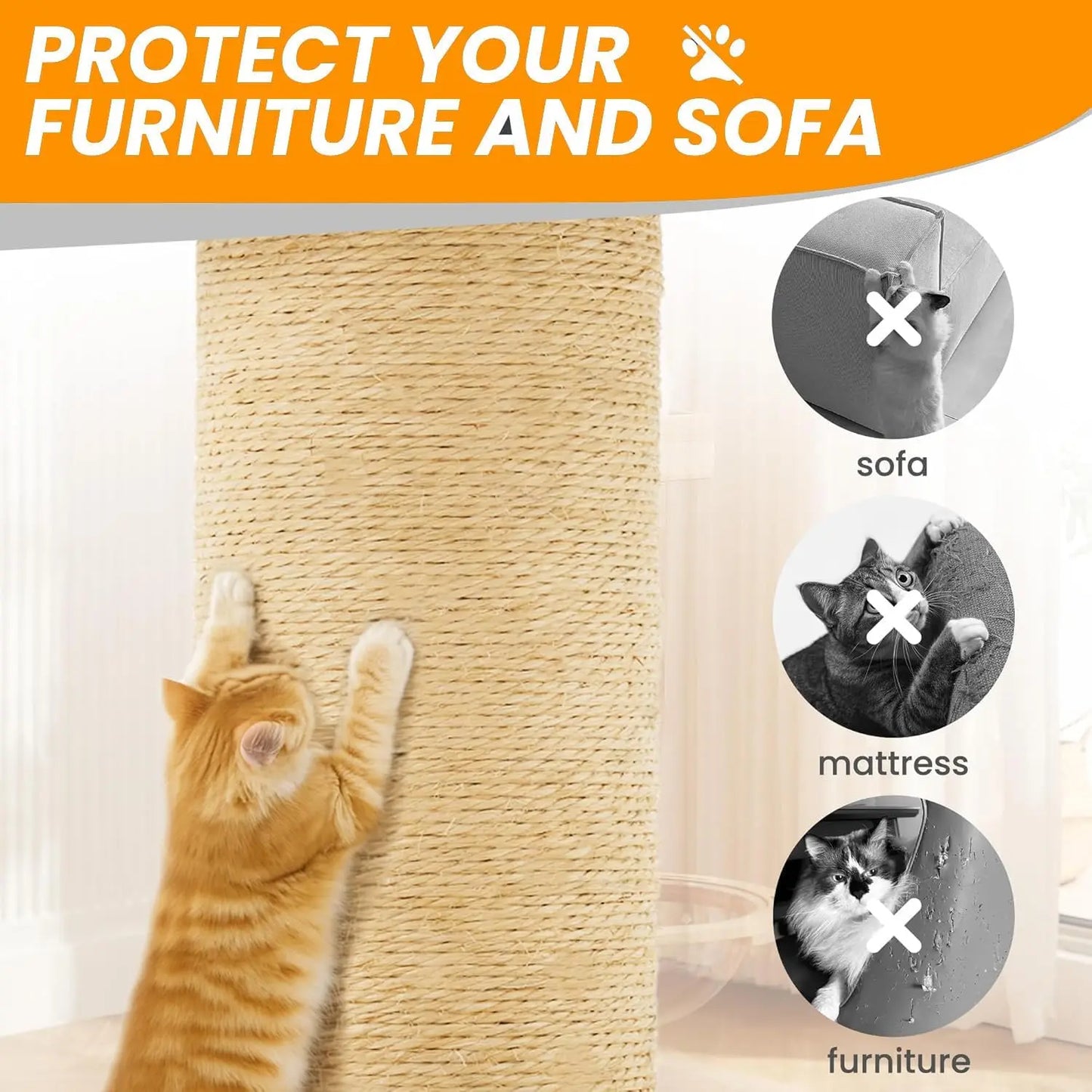 NONECN Cat Tree With Litter Box And Food Station Indoor