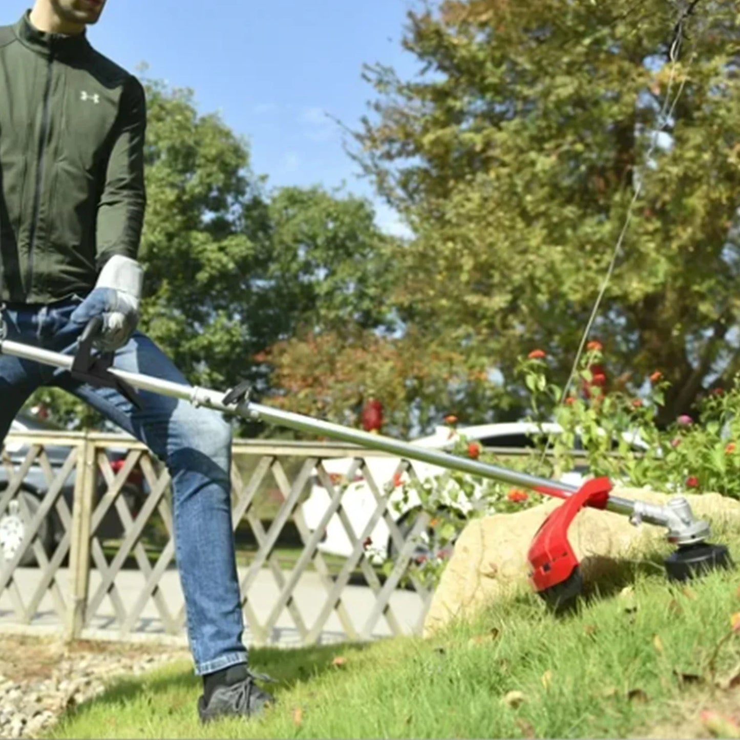4 Stroke Gas Weed Eater Trimmer For Lawn And Garden