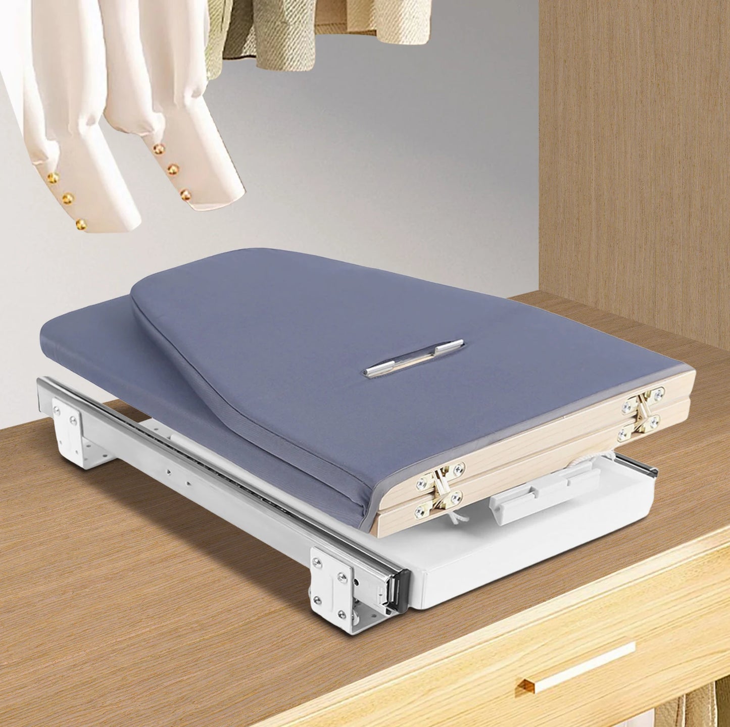Retractable Ironing Board Cabinet Mount For Closet Stowaway