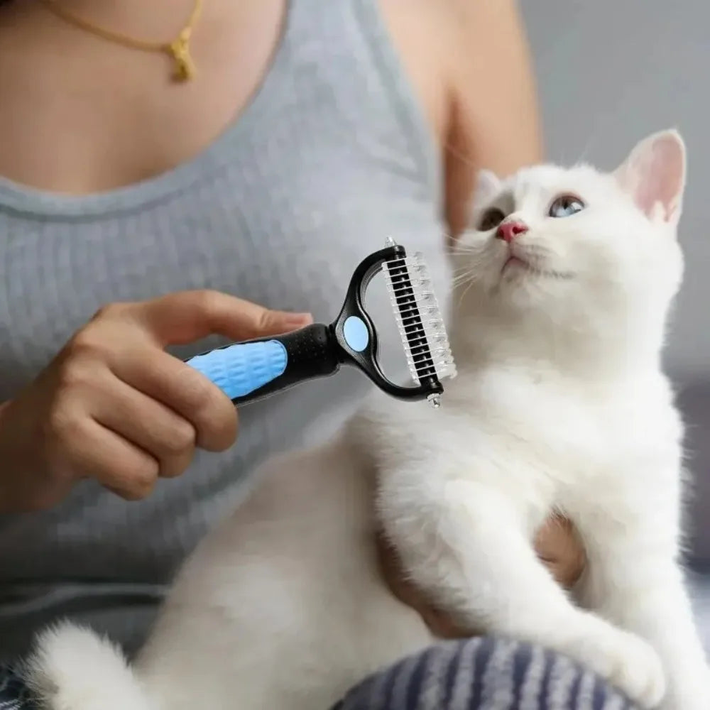 Grooming Comb Double Sided Hair Remover for Dogs and Cats